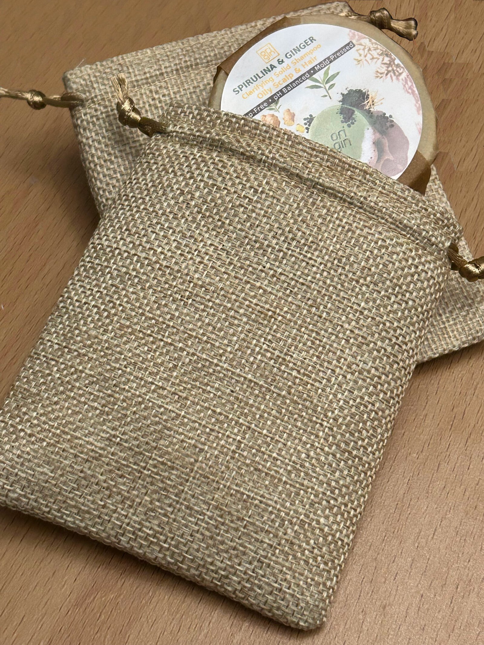 Shampoo Bar Linen Sack - Image 2